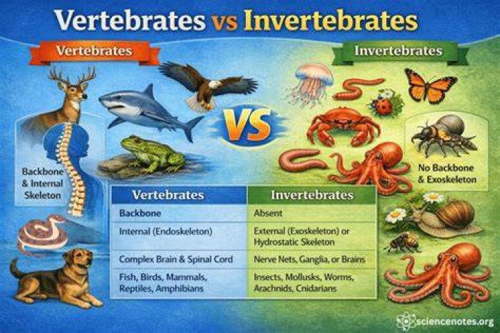 Are all insects vertebrates or invertebrates?