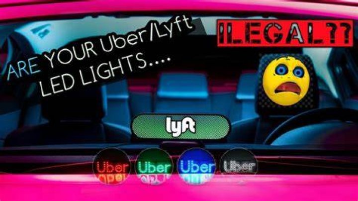 Are colored lights on cars illegal?