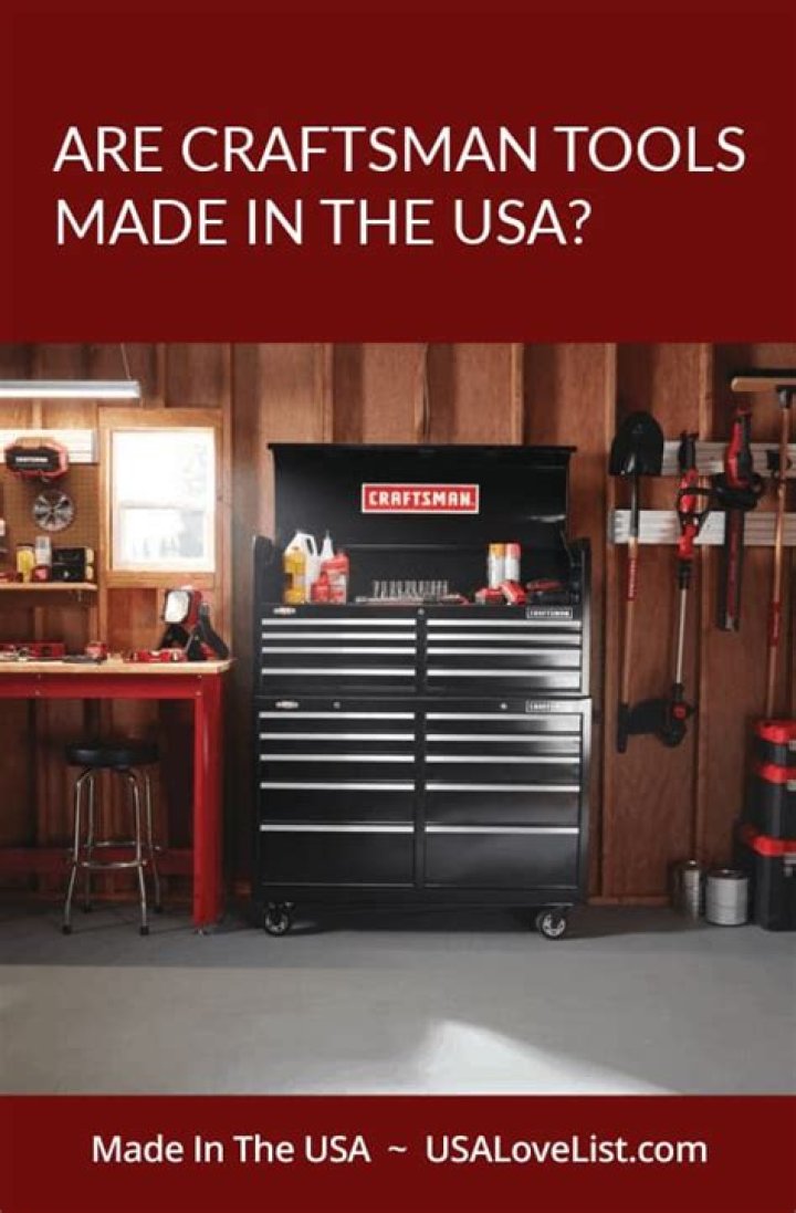 Are Craftsman tools made in the USA?