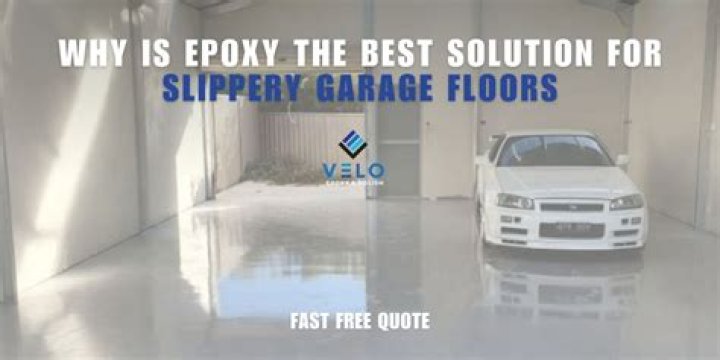 Are epoxy garage floors slippery?