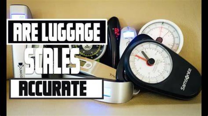 Are luggage scales accurate?