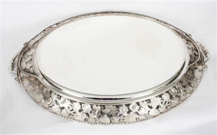Are old silver plated trays worth anything?