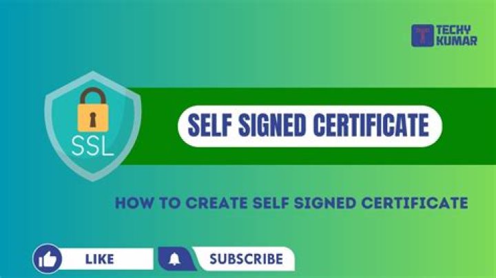 Are self signed certs secure?