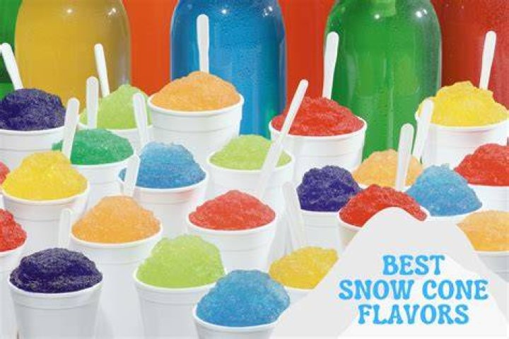 Are snow cones all the same flavor?