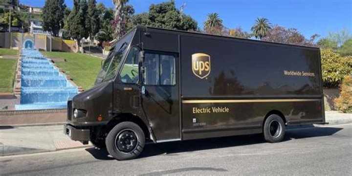 Are UPS trucks Black?