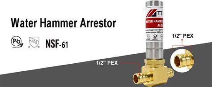 Are water hammer arrestors necessary with PEX?