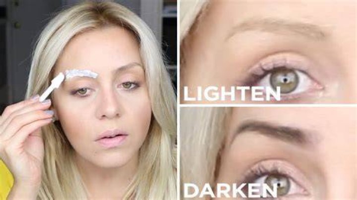 Are your eyebrows supposed to be lighter or darker than your hair?