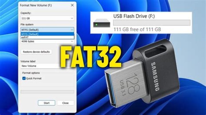 Can a 1tb drive be formatted to fat32?