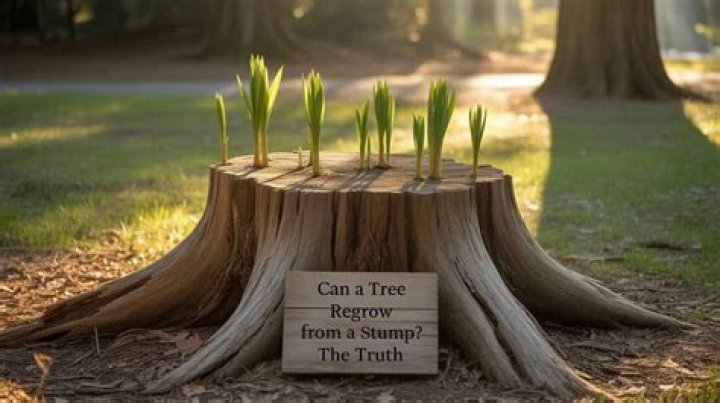 Can an apple tree regrow from a stump?