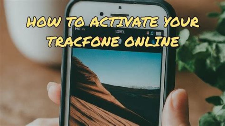 Can I activate a TracFone online?