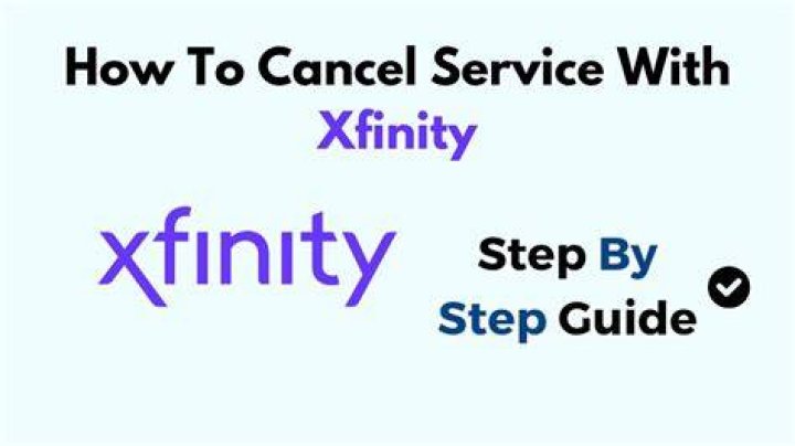 Can I cancel my Xfinity service online?