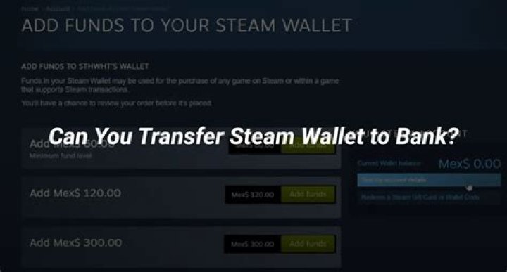 Can I convert my Steam Wallet to cash?