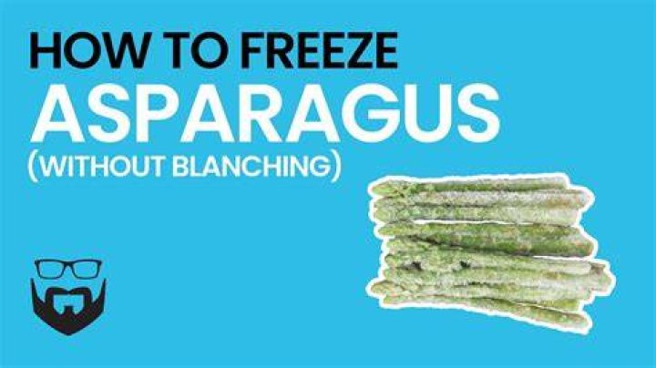 Can I freeze fresh asparagus without blanching?