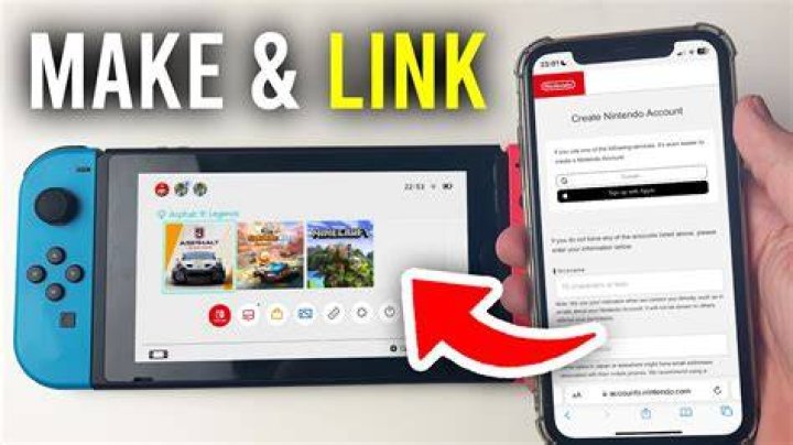 Can I link my Nintendo account to the switch?