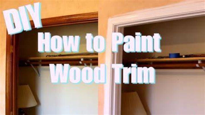 Can I paint stained trim?