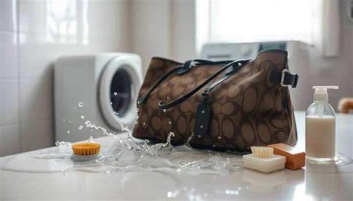 Can I put my coach purse in the washing machine?