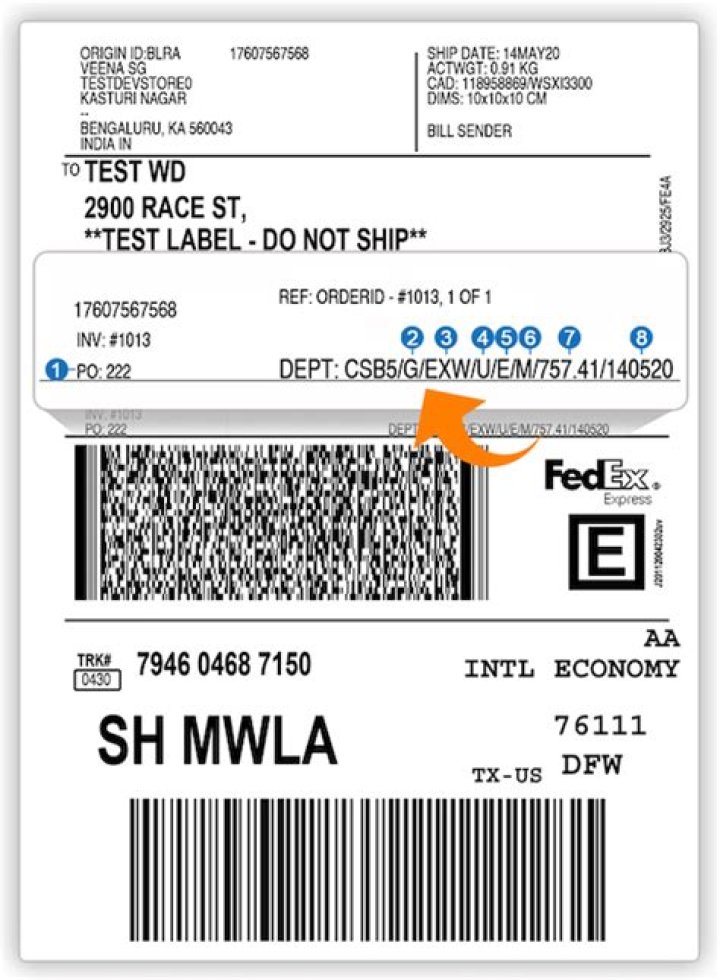 Can I tape a FedEx label?
