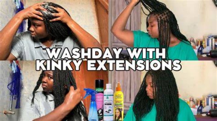 Can I wash my hair with braid extensions?