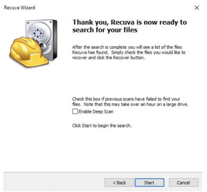 Can recuva recover raw files?
