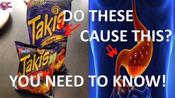 Can Takis make a hole in your stomach?