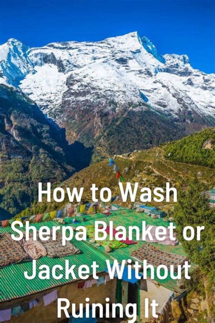 Can u wash a Sherpa?