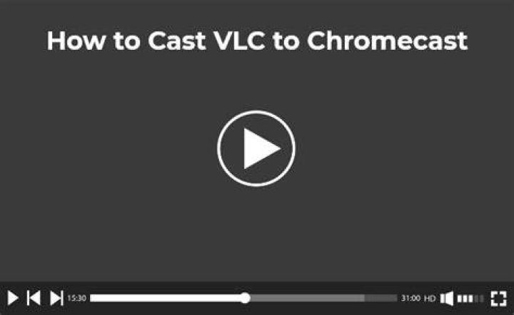 Can we cast VLC to chromecast?