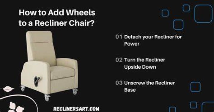 Can you add wheels to a chair?