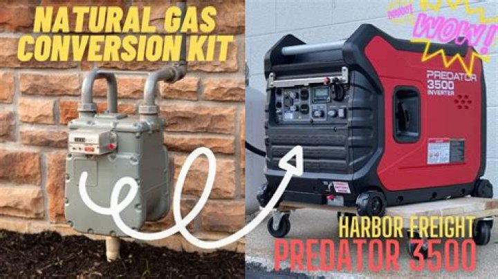 Can you convert gas generator to natural gas?