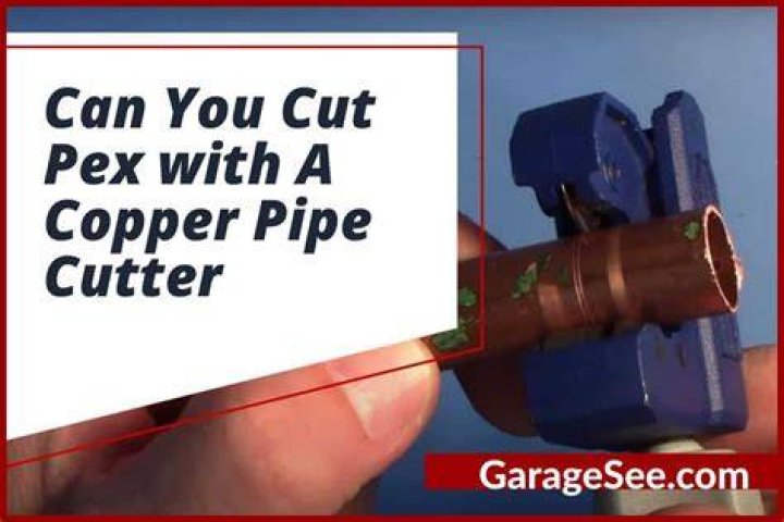 Can you cut PEX with a copper pipe cutter?