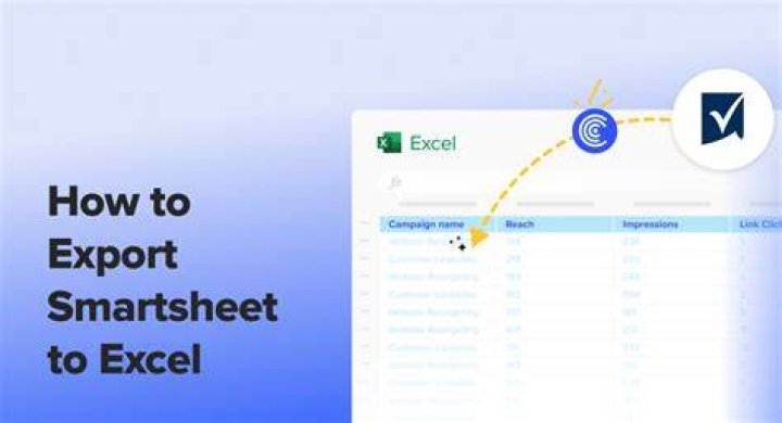 Can you export smartsheet to excel?