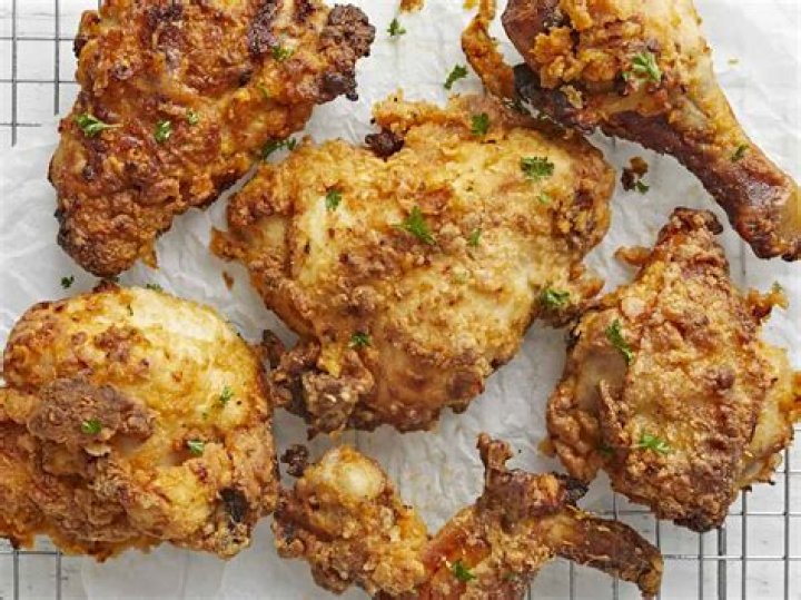 Can you fry chicken after it's been baked?