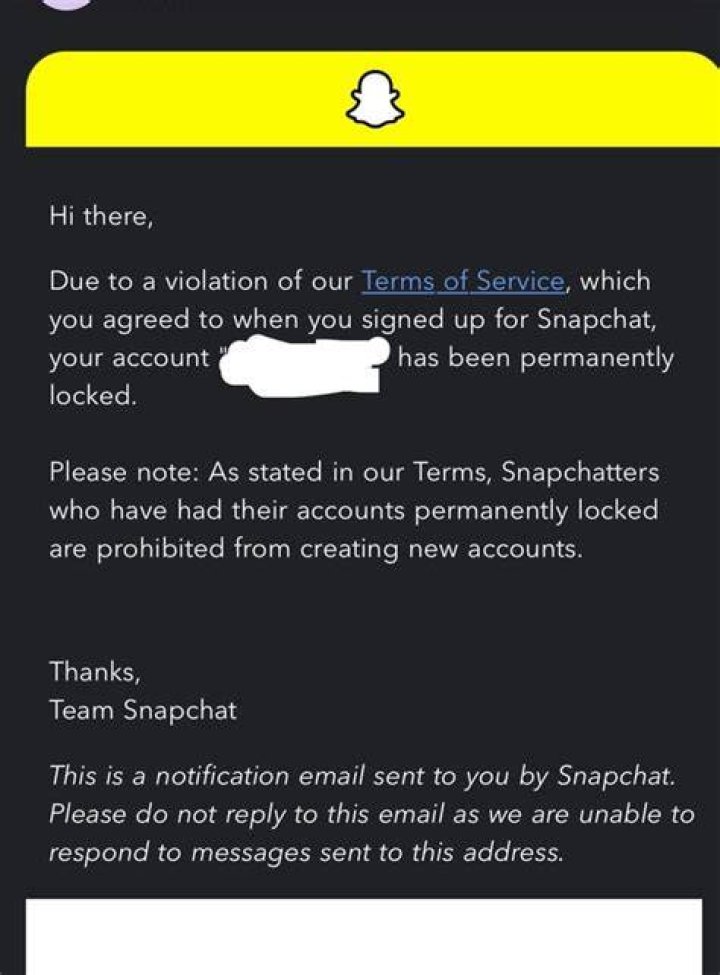 Can you get banned from Snapchat for spamming?