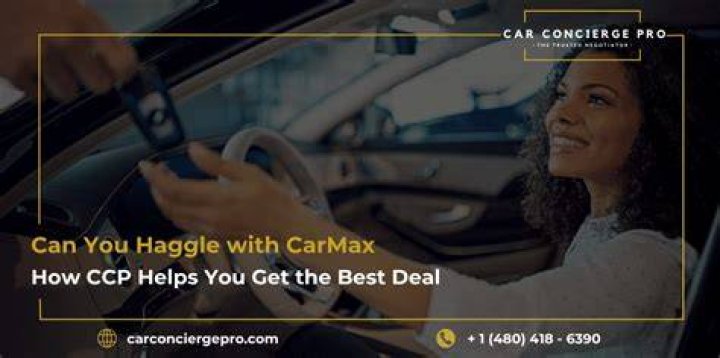Can you haggle price with carmax?