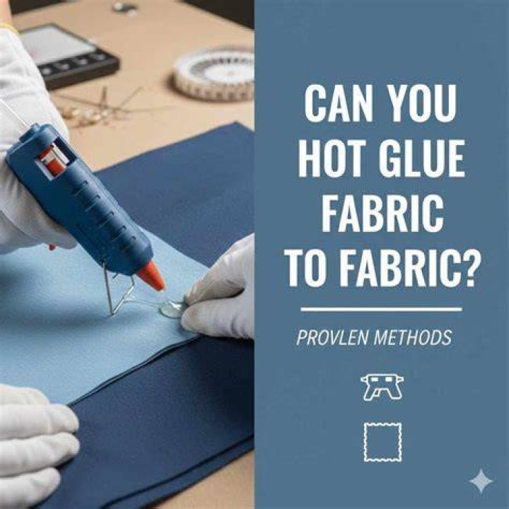 Can you hot glue latex?