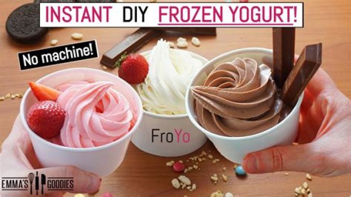 Can you make frozen yogurt from regular yogurt?