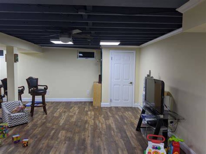 Can you paint an unfinished basement ceiling?