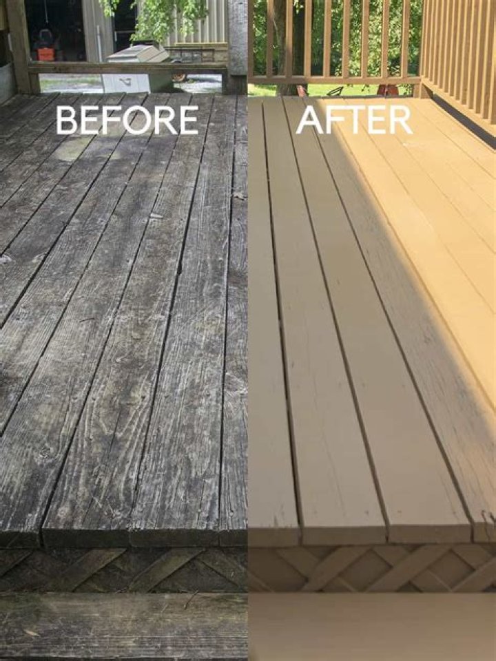 Can you paint over old deck paint?