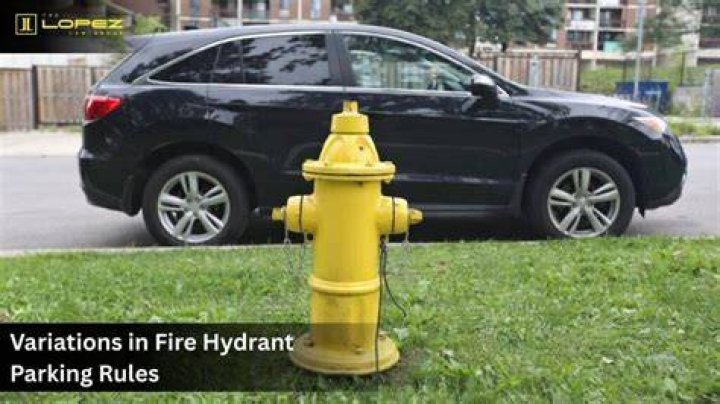 Can you park to a fire hydrant?