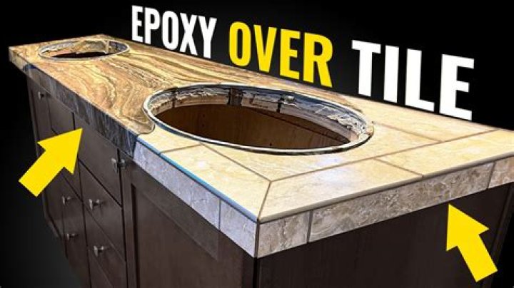 Can you put concrete over tile countertops?