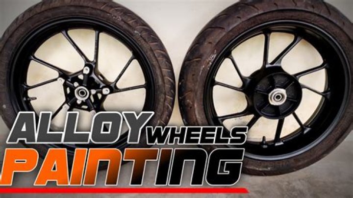 Can you repaint alloy wheels?