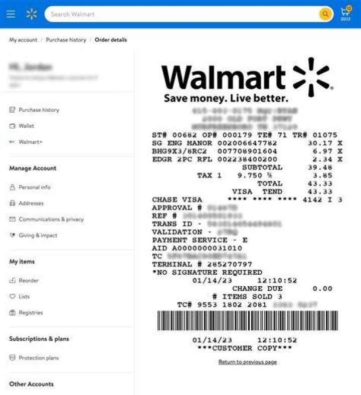 Can you return something without a receipt Walmart?