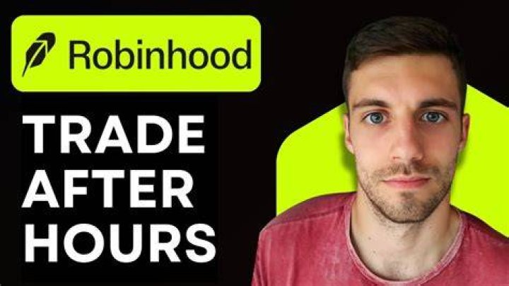 Can you sell after hours on Robinhood?