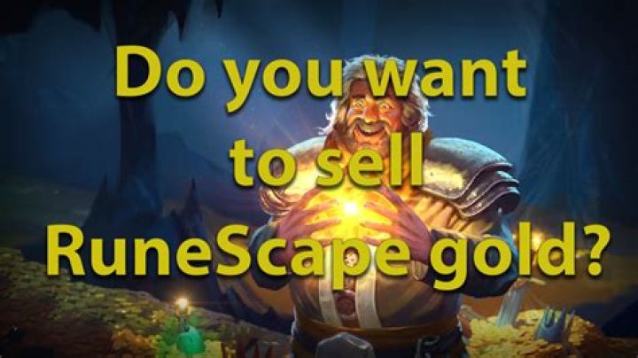 Can you sell real gold runescape money?