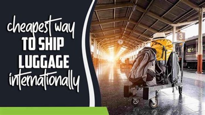 Can you ship luggage internationally?
