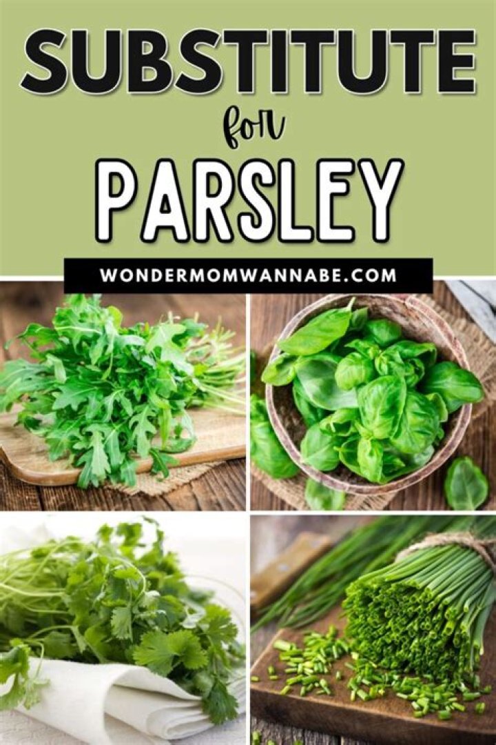 Can you substitute fresh basil for parsley?