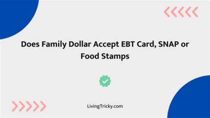 Can you use EBT at Family Dollar?