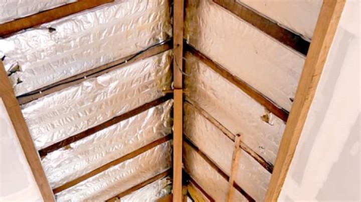Can you use wall insulation in the ceiling?