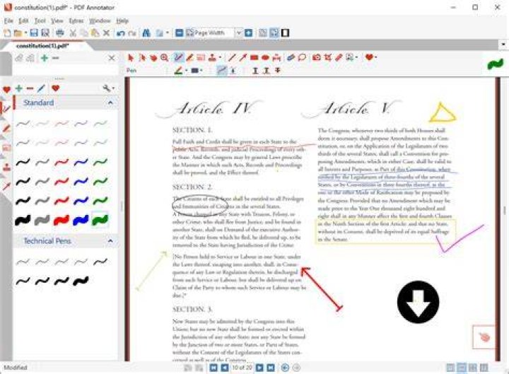 Can you write on a PDF on a Surface Pro?