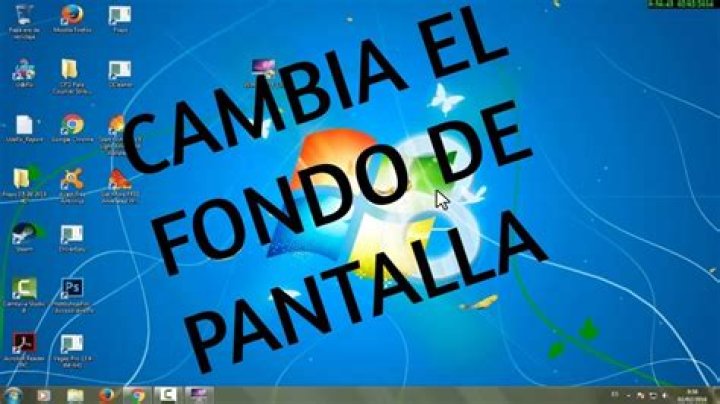 ¿Cómo puedo poner el fondo de pantalla en Windows 7?