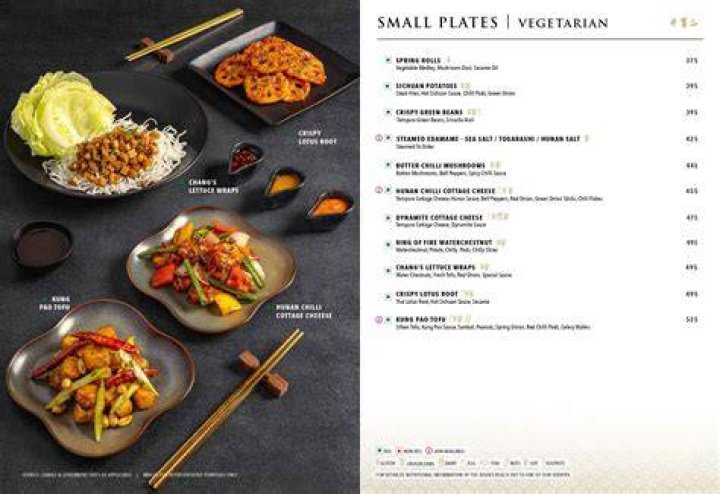 Did PF Chang's change their menu?